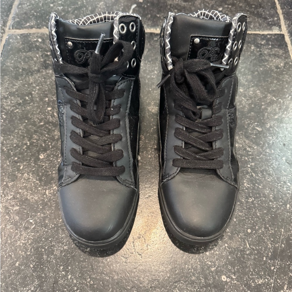 Pastry Black High-Top Sneakers